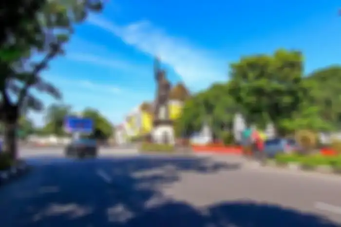 Patung Slamet Riyadi di Kota Surakarta, Jawa Tengah