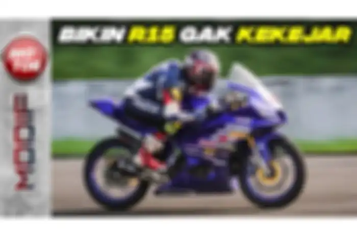 Yamaha R15 V4 sudah mulai dipakai balap