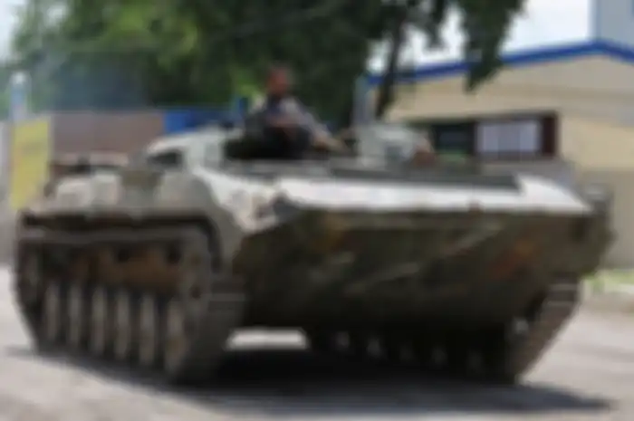Tank Rusia di Ukraina