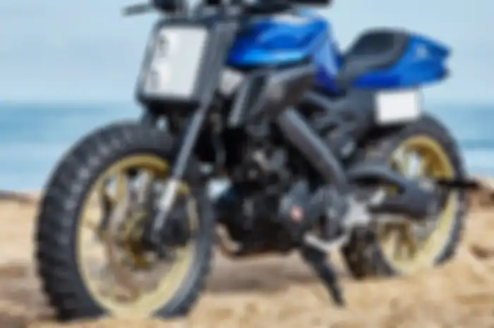 Inspirasi Modifikasi Motor Yamaha Vixion dari Yamaha MT-125 Bergaya Tracker