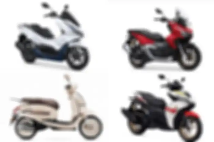 Foto ilustrasi Honda ADV 160 dan motor matic baru 150-160 cc lain.