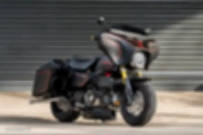 Modifikisi Honda Monkey, dirombak ala Harley-Davidson Street Glide.
