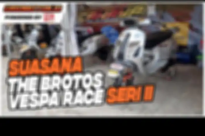 Keseruan balapan dan kontes modifikasi Vespa digelaran The Brotos Vespa Race seri II yang berlokasi di sirkuit karting Sentul, Jawa Barat