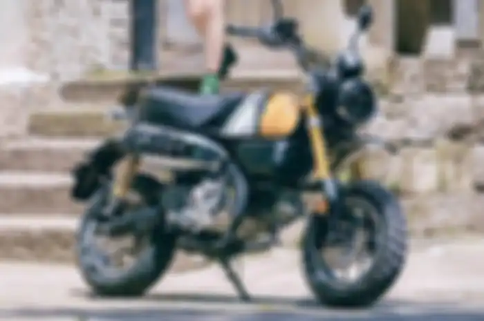 Motor kloningan Honda Monkey dari Cina, tampilan super mirip dengan mesin 150 cc alias lebih besar.