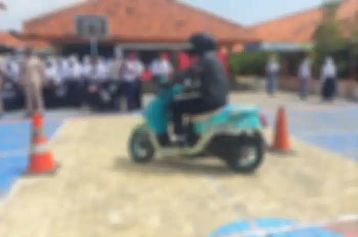 Yamaha Gelar Edukasi Safety Riding di Sekolah, Semangat pelajar meningkat kerena prektek menggunkana Yamaha Fazzio