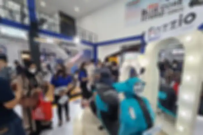 Yamaha Fazzio di booth Yamaha Jakarta Fair 2022