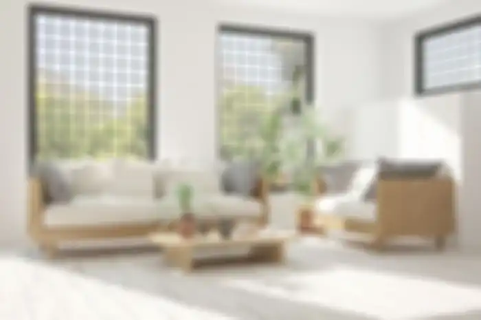 Penempatan sofa di ruang tamu yang salah menurut fengshui.