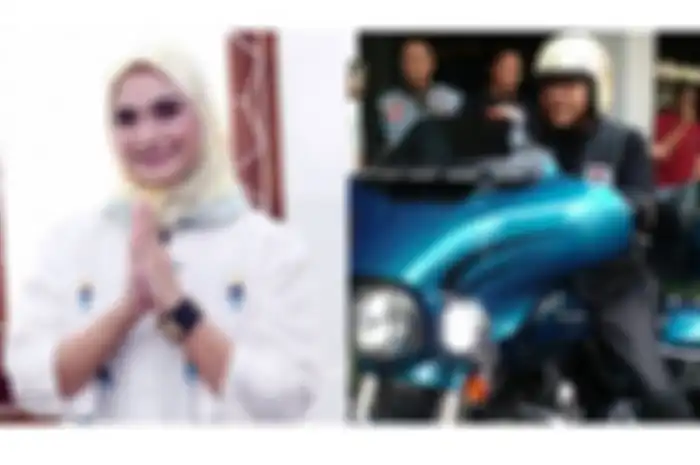 Futri Zulya Savitri (kiri), putri dari Menteri Perdagangan Zulkifli Hasan (kanan) yang pernah naik moge Harley-Davidson, simak speknya.