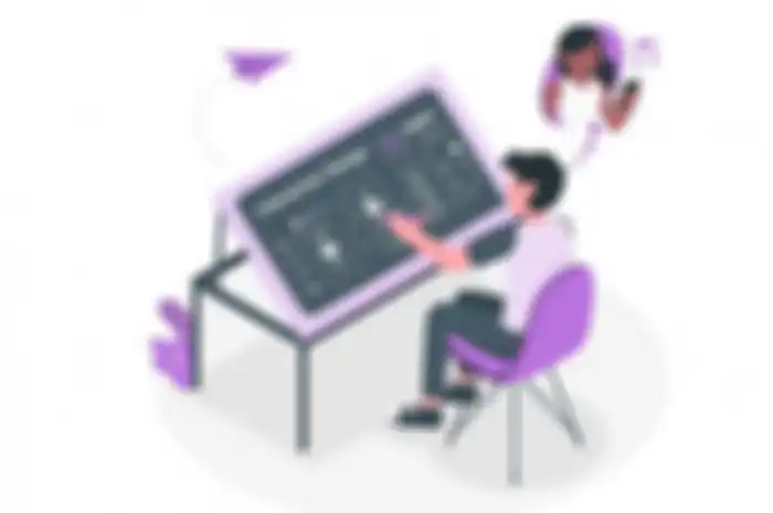 Illustrasi peran seorang UX Designer.