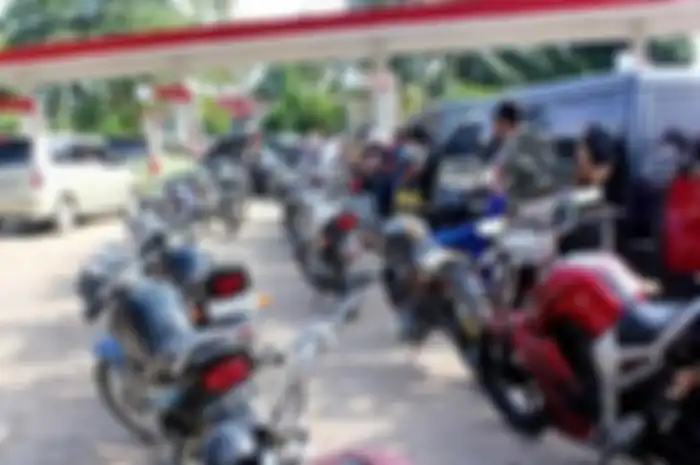 Motor Suzuki Thunder dilarang isi Pertalite di SPBU dan sudah ada pengumumannya (foto ilustrasi).