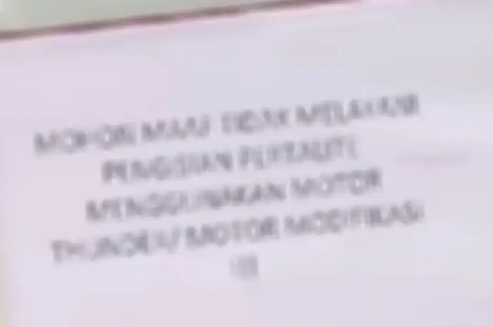 Gawat dilarang isi bensin di SPBU bagi motor modifikasi karena dianggap melanggar
