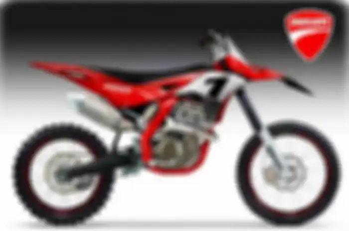 Foto ilustrasi motor Ducati yang disebut bakal ramaikan MXGP 2024, enggak cuma balapan MotoGP.