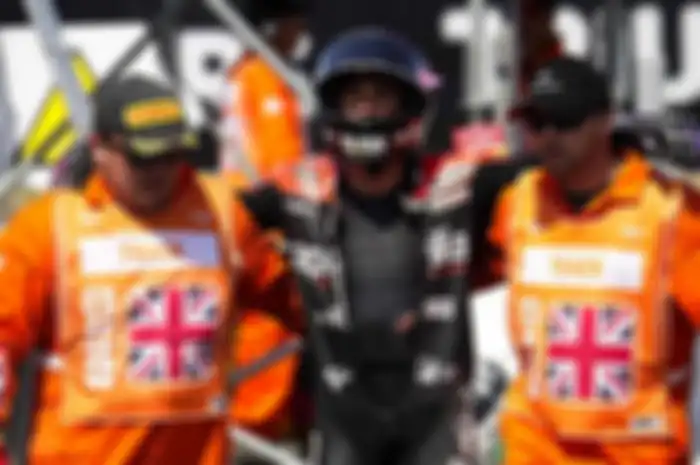 Aleix Espargaro didiagnosa retak tulang tumit kanan saat highside FP4 MotoGP Inggris 2022