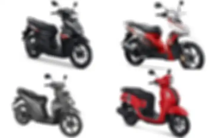 Foto ilustrasi harga motor matic 110-125 cc baru Agustus 2022, ada yang cuma Rp 14 jutaan.