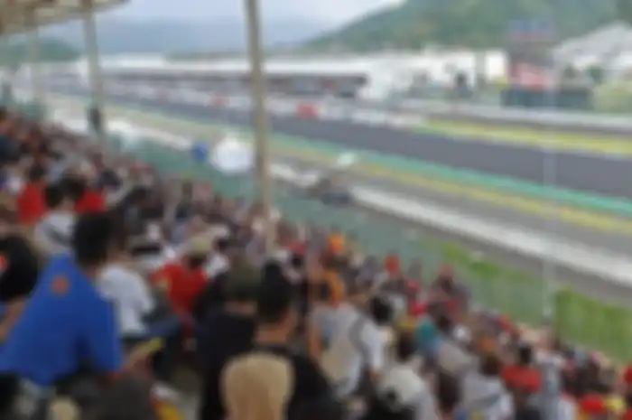 Ilustrasi tribun Sirkuit Mandalika kategori Premium Grandstand