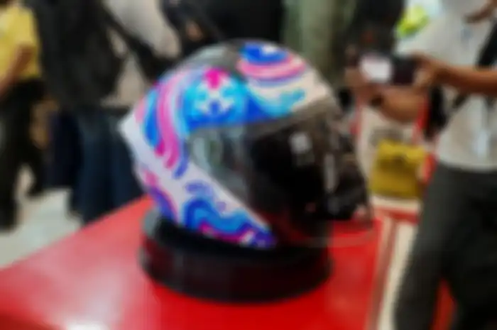 Helm baru JPX Nova X resmi meluncur di GIIAS 2022, Sabtu (13/8/2022).