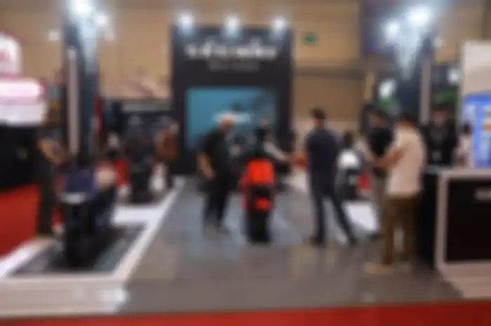 Booth Segway Motors di GIIAS 2022. Ini harga semua varian motor listrik Segway, mulai Rp 27 jutaan. 