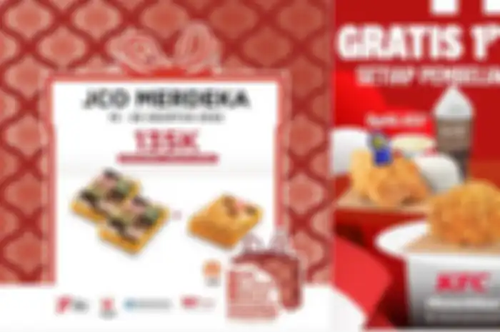 Bikers wajib simak, daftar restoran yang mengadakan promo HUT RI ke-77.