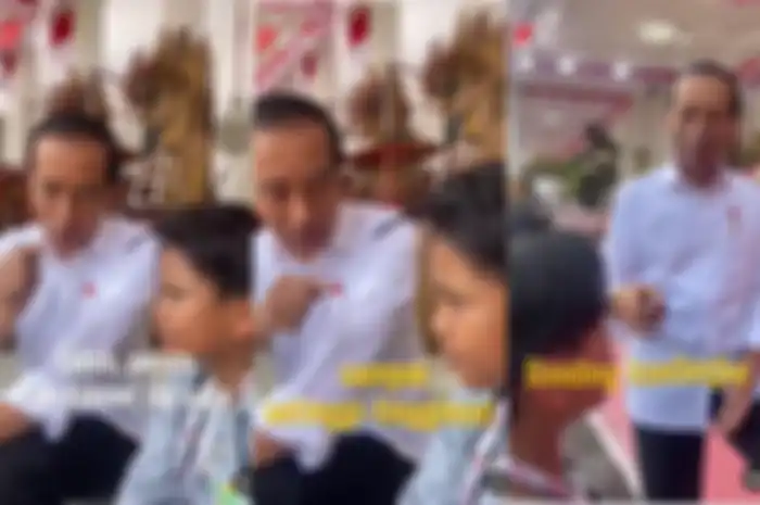 Presiden Jokowi dan Farel Prayoga