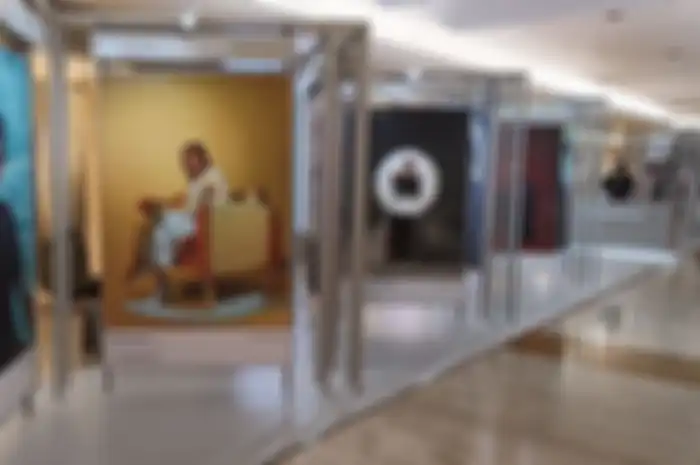 Pameran foto dalam kampanye 77 portrait anak bangsa oleh OPPO Reno8 series yang berlangsung di Plaza Indonesia dari 15 agustus sampai 18 september 2022