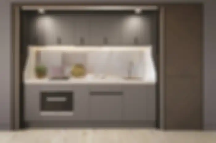 Ilustrasi dapur yang tersembunyi