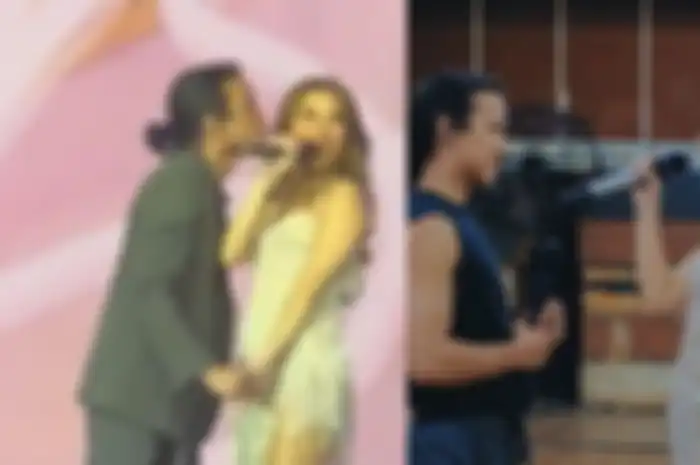 Ray Prasetya manggung bersama Bunga Citra Lestari di Singapura, ia tiba-tiba mencium BCL di atas paggung.
