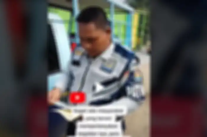 Video oknum Dishub gelar razia seperti polisi.