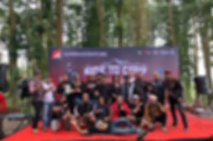 Keren, Kolaborasi tanpa batas 3 komunitas motor jdai satu di event Ride to Camp 2022
