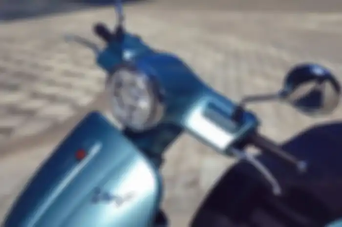 Motor matic baru pesaing Vespa mesin 4 klep radiator tangki besar