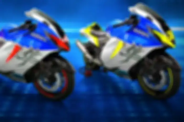 Suzuki GSX-1300R Hayabusa muncul edisi khusus livery MotoGP, mirip tampilan motor Joan Mir nih!