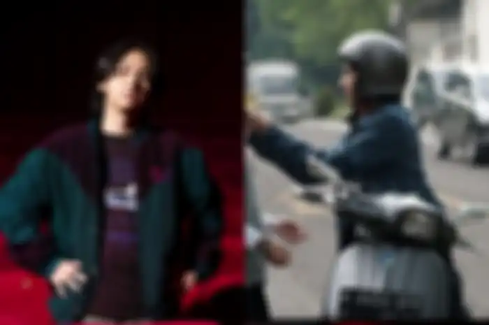Potret aktor Mencuri Raden Saleh, Ari Irham naik Vespa S, kira-kira berapa harga motor bekas Vespa S sih?