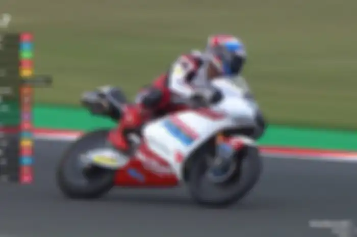 Mario Aji melesat di kualifikasi Moto3 Misano 2022, pole position disabet Deniz Oncu.