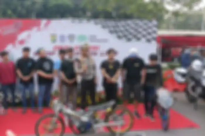 Street Race Polda Metro Jaya Kemayoran, para komunitas deklarasikan stop balap liar.