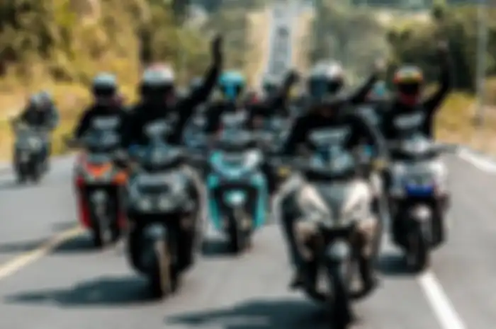 Sunmori Yamaha Aerox di Kota Cirebon. Tarikan makin enak ganti roller CVT
