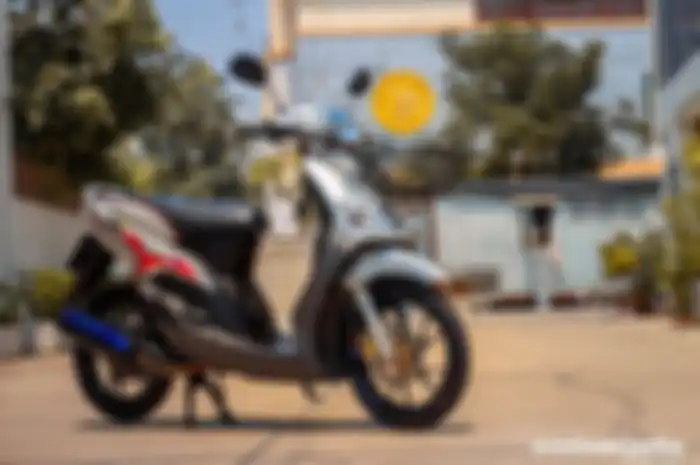 Modifikasi Motor Yamaha Mio, Asli Thailand, bergaya proper maric makin asik diajak nongkrong