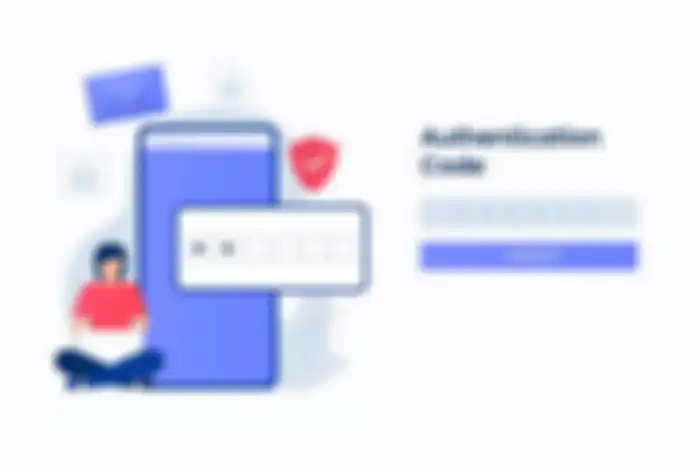 Ilustrasi verifikasi kode One Time Password (OTP)