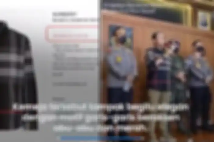 Outfit atau pakaian yang dikenakan Brigjen Andi Rian Djajadi saat menggelar konferensi pers kasus kematian Brigadir J jadi sorotan.