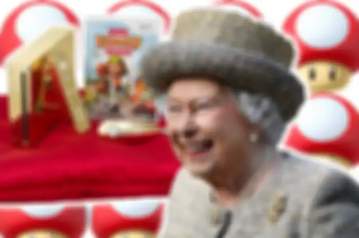 Ratu Elizabeth II dan Nintendo Wii emas miliknya