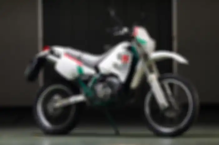 Motor trail kakak Suzuki TS 125, desain dan spesifikasi mesin lebih gahar