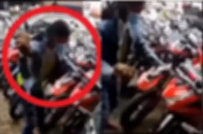 Debt collector tak berkutik lawan perempuan ini ketika motornya mau ditarik paksa