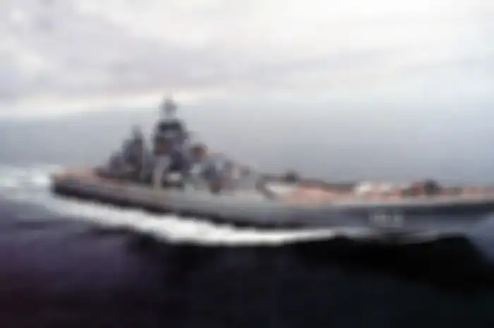 Kapal perang Rusia Pyotr Velikiy, saat ini adalah kapal perang terbesar di dunia