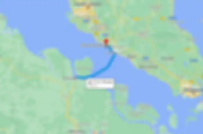 Jarak Dumai ke Telok Gong di Melaka, Malaysia dihubungkan jembatan 120 