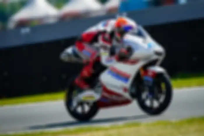 Pembalap Indonesia Mario Aji (Honda Team Asia) urutan segini di FP1 Moto3 Aragon 2022.
