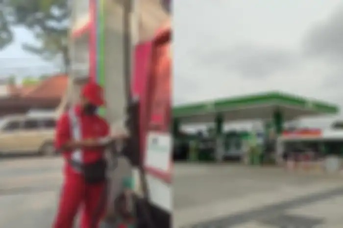 Foto ilustrasi. Perbandingan harga Pertalite dengan BP 90 yang belum lama turun harga selisih segini.