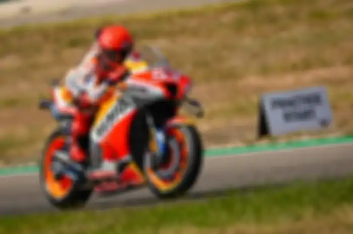 Marc Marquez gunakan swing arm baru buatan Kalex Engineering di MotoGP Aragon 2022