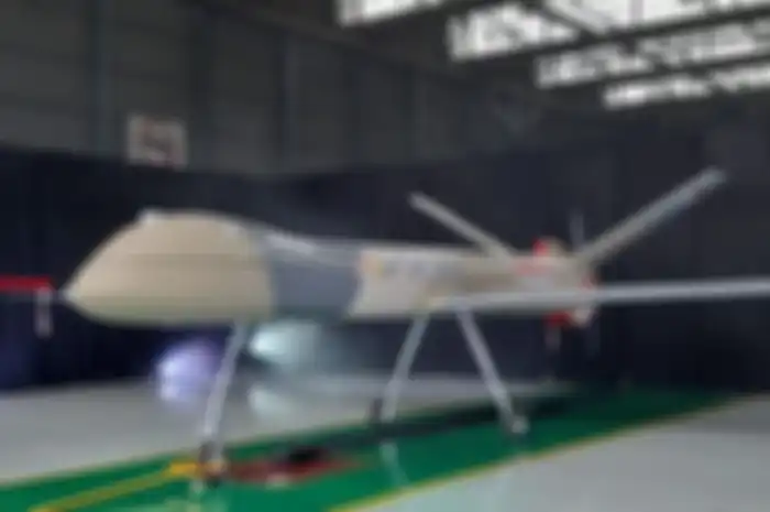 Drone kelas Medium Altitude Long Endurance (MALE) buatan Indonesia di PT Dirgantara Indonesia