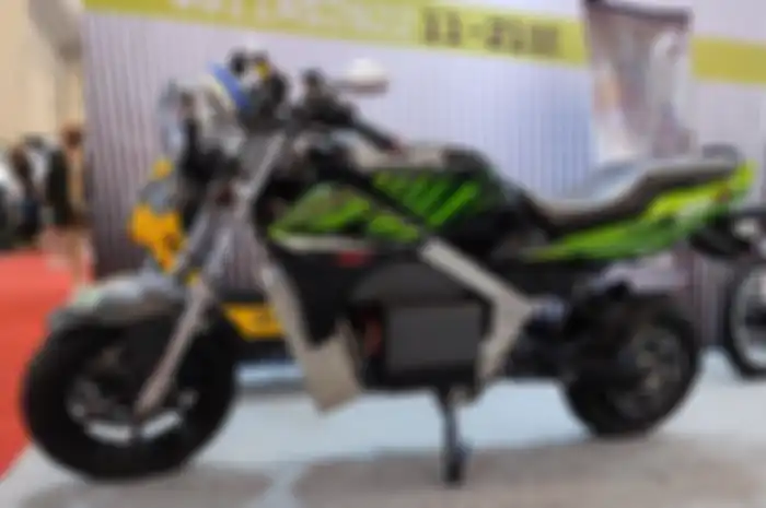 Kawasaki Ninja hasil konversi motor bensin jadi motor listrik 