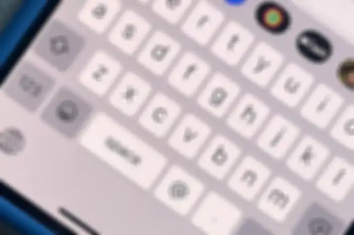 Ilustrasi Haptic Keyboard iOS 16
