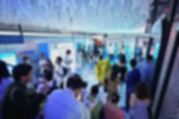 Booth PINTU di We The Fest 2022 dipadati pengunjung yang ingin tahu soal crypto.