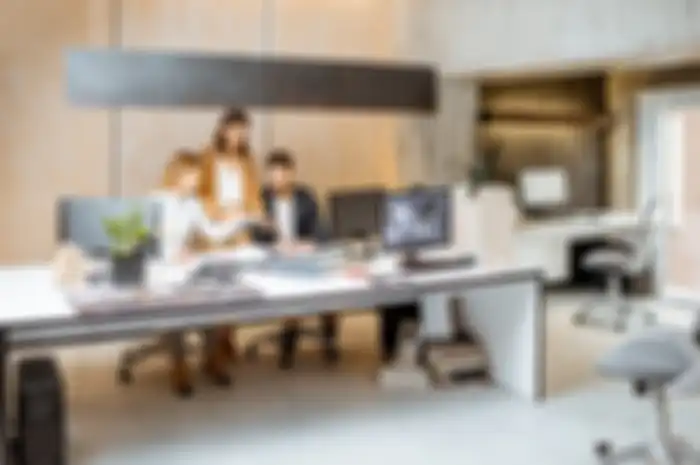 Ilustrasi interior kantor